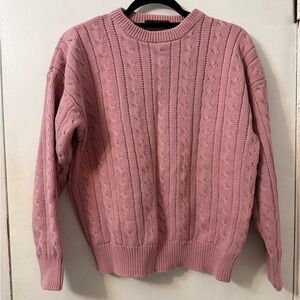 Vintage Eddie Bauer Cable Knit Sweater M/L
